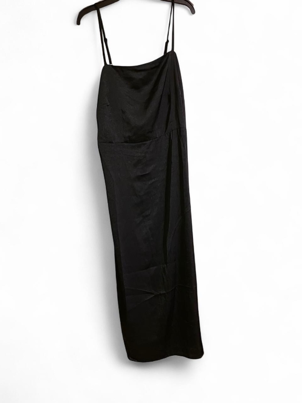 a new day Black Spaghetti-Strap Maxi Dress